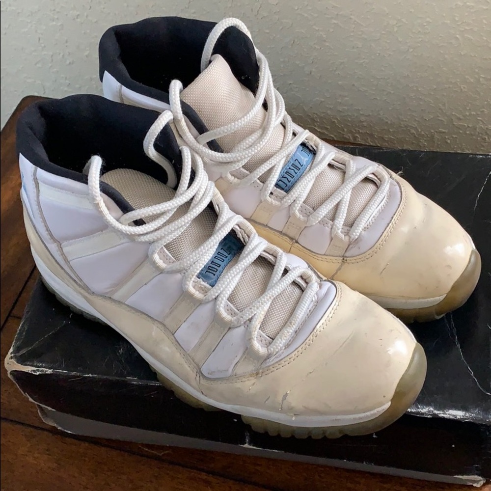 Original men’s Nike Air Jordan 11 Columbia